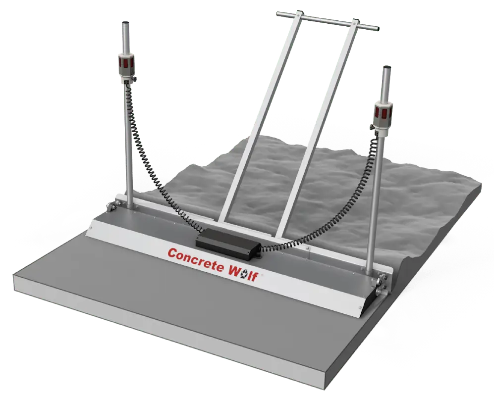 rotary laser screed